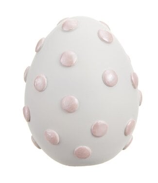 6" Egg White Pink