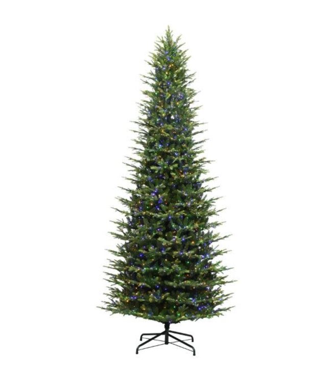 12' Mid King Pine Tree - Sparkle Color Change Rice Light