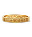 L'Amour Toujour Hinged Bangle - Gold