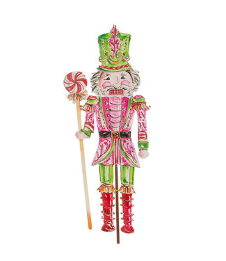 THE ROUND TOP COLLECTION Beck's Pink Nutcracker Stake