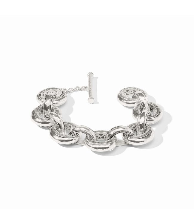 JULIE VOS Cannes Demi Link Bracelet Silver