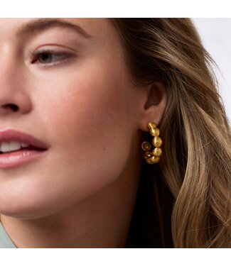 JULIE VOS Solara Nova Hoop Gold