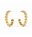 JULIE VOS Solara Nova Hoop Gold