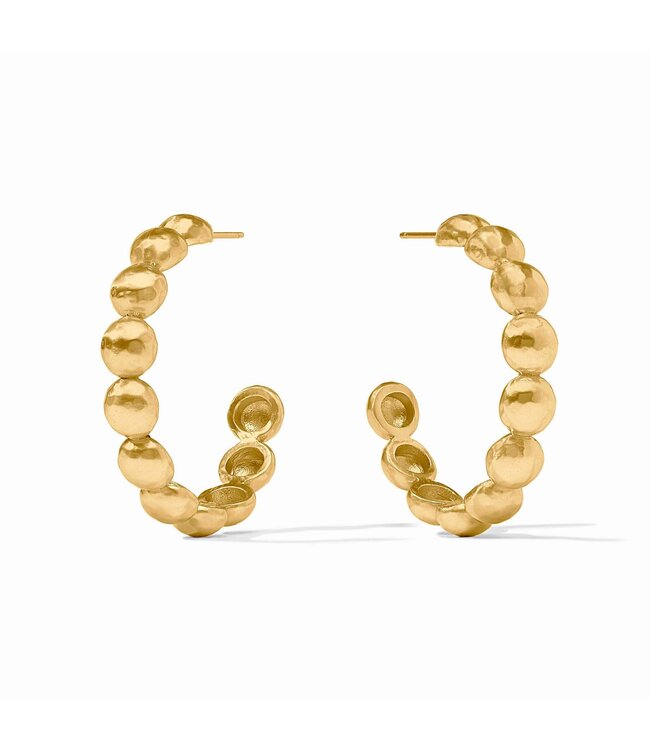 JULIE VOS Solara Nova Hoop Gold