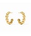 JULIE VOS Solara Nova Hoop Gold