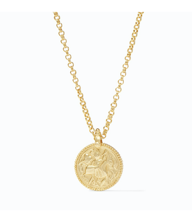 JULIE VOS Gold Coin Pendant