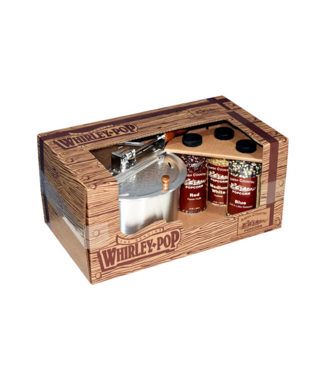 Whirley Pop Gift Set 14oz Bottles of Popcorn
