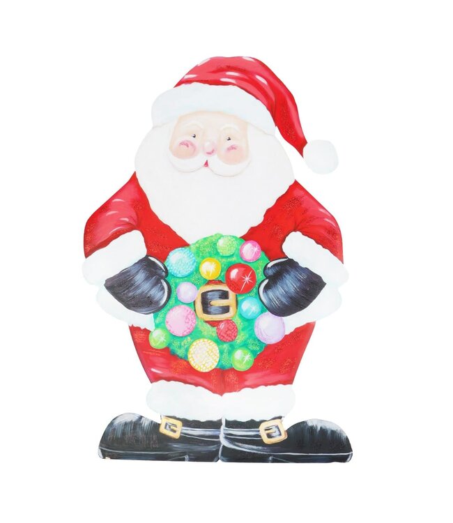 THE ROUND TOP COLLECTION Merry & Bright Santa