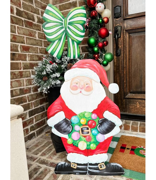 THE ROUND TOP COLLECTION Merry & Bright Santa
