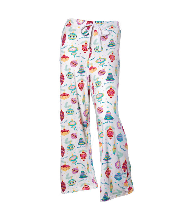 Merry and Bright Ornaments Ladies PJ Pant