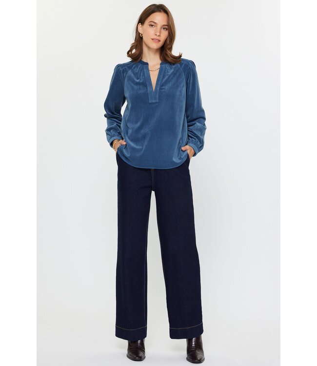 Abigail Fine Corduroy Long Sleeve Top