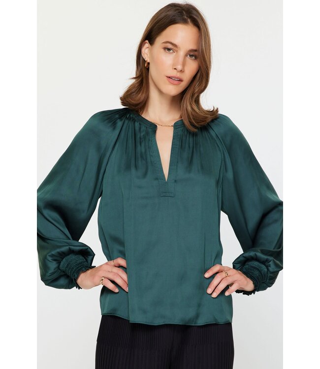 Grace Long Sleeve V-neck Blouse