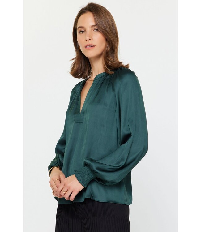Grace Long Sleeve V-neck Blouse