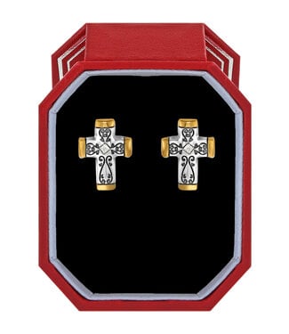 BRIGHTON Venezia Cross Post Earrings Gift Box