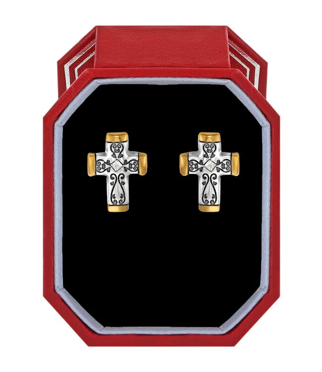 BRIGHTON Venezia Cross Post Earrings Gift Box