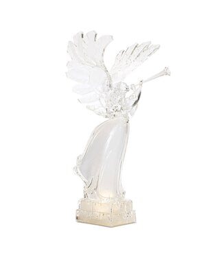 LED Acrylic Angel Figurine