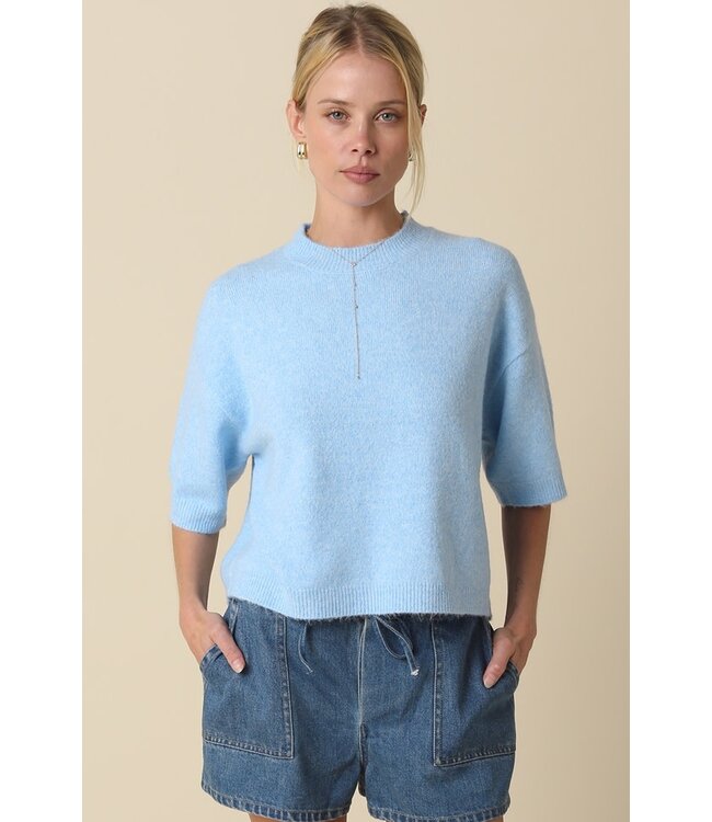 Alice Parker Half-Sleeve Sweater