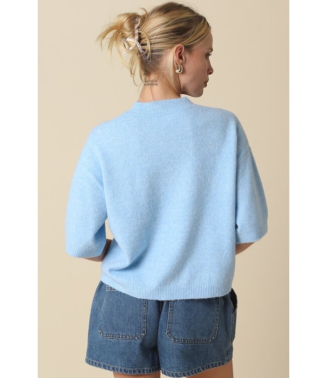 Alice Parker Half-Sleeve Sweater