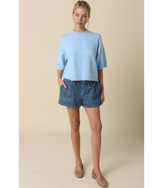 Alice Parker Half-Sleeve Sweater