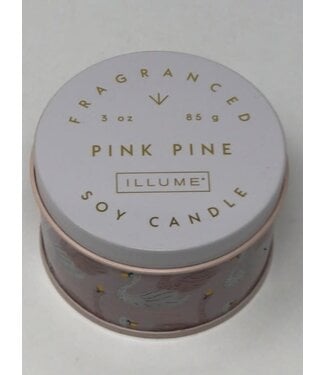 Pink Pine Candle 3 oz. Mini Tin