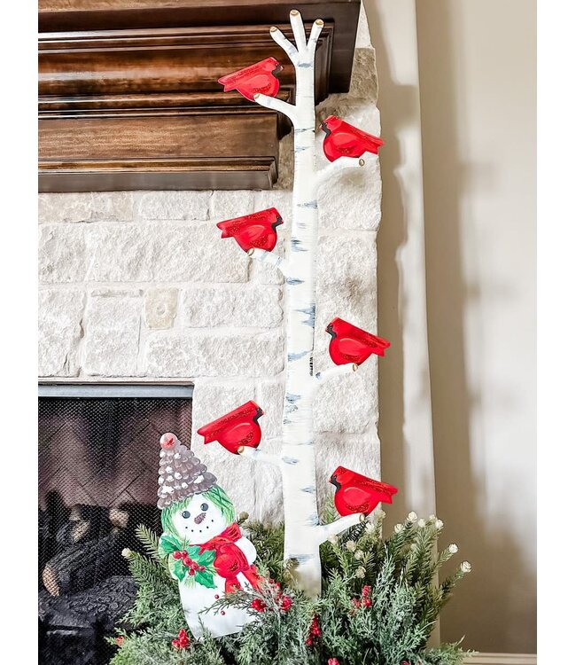 THE ROUND TOP COLLECTION Cardinals on a Branch