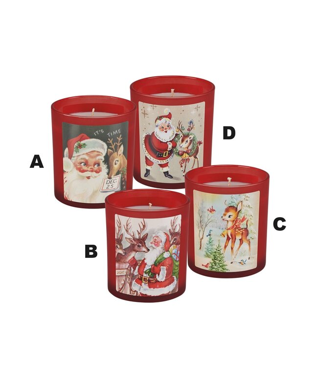 Santa's Reindeer Candle