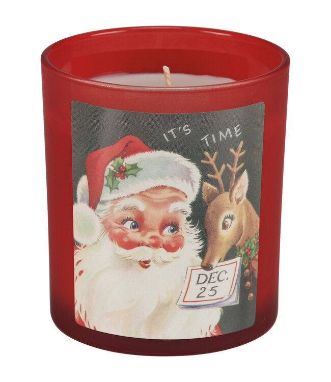 Santa's Reindeer Candle