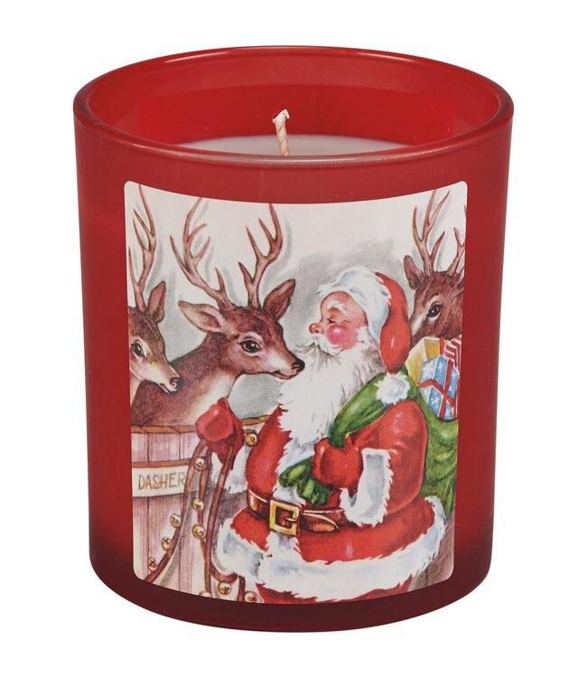 Santa's Reindeer Candle