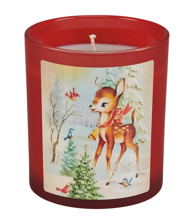 Santa's Reindeer Candle