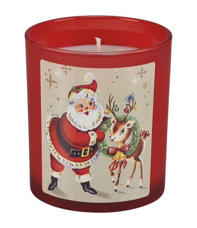 Santa's Reindeer Candle