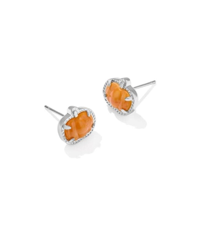 KENDRA SCOTT Pumpkin Stud Earrings