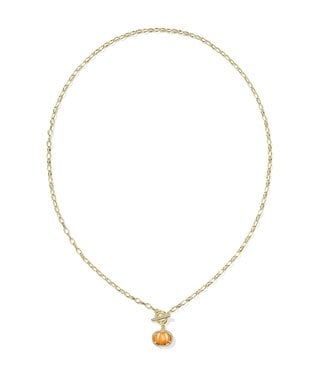 KENDRA SCOTT Pumpkin Link and Chain Necklace