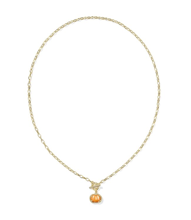 KENDRA SCOTT Pumpkin Link and Chain Necklace