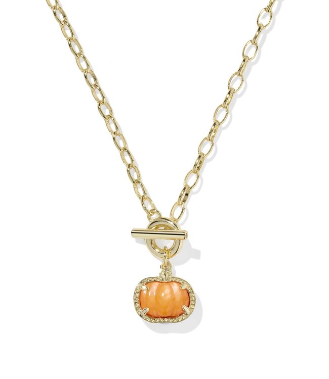 KENDRA SCOTT Pumpkin Link and Chain Necklace