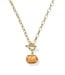 KENDRA SCOTT Pumpkin Link and Chain Necklace
