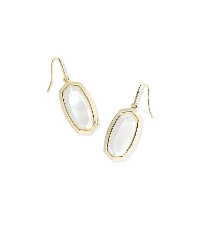 KENDRA SCOTT Dani Bezel Drop Earrings