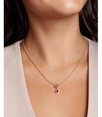 KENDRA SCOTT Mini Elisa Toggle Short Pendant Necklace