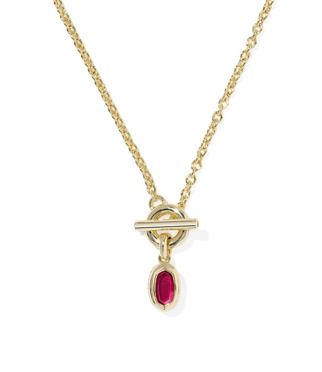 KENDRA SCOTT Mini Elisa Toggle Short Pendant Necklace