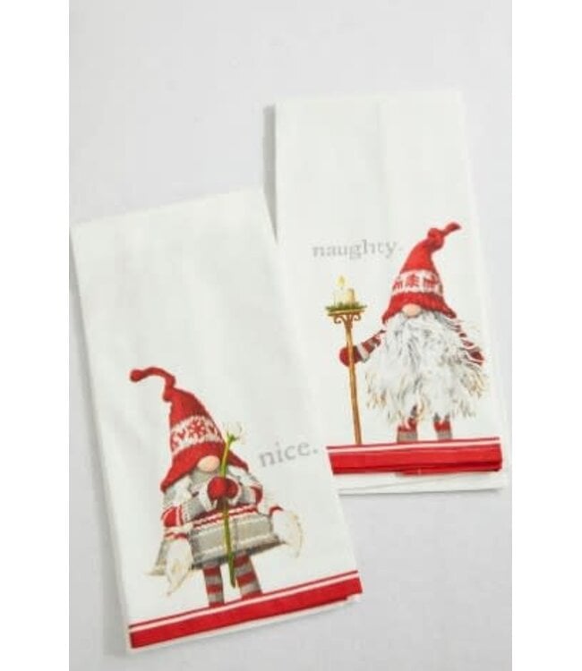 Naughty & Nice Tea Towel Set