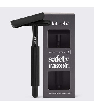 KITSCH Black Perfect Glide Safety Razor