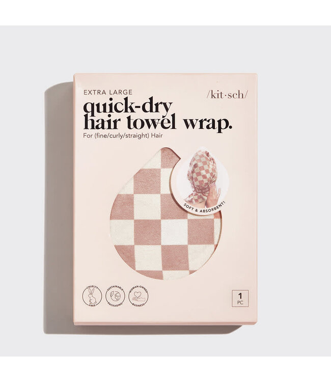 KITSCH XL Quick -Dry Hair Towel Wrap