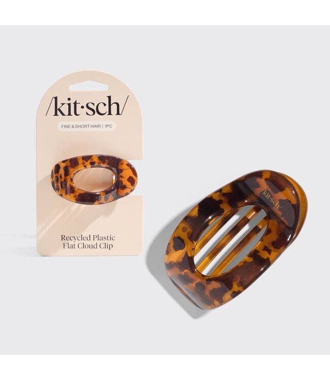 KITSCH Recycled Plastic Flat Cloud Clip - Tort