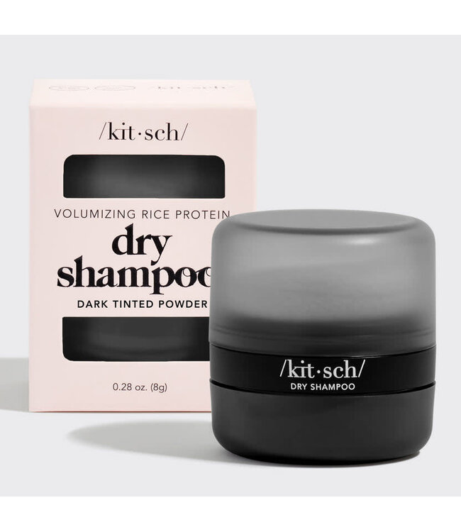 KITSCH Volumizing Rice Protein Dry Shampoo - Dark Tinted Powder