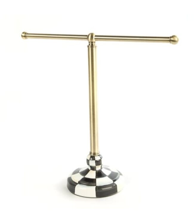 MACKENZIE CHILDS Courtly Check Guest Towel Holder