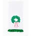 Tea Towel  Sequin Wreath