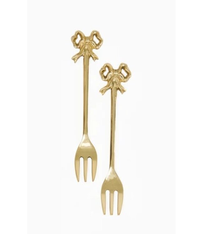 Bow Appetizer Forks Set of 2