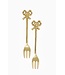 Bow Appetizer Forks Set of 2