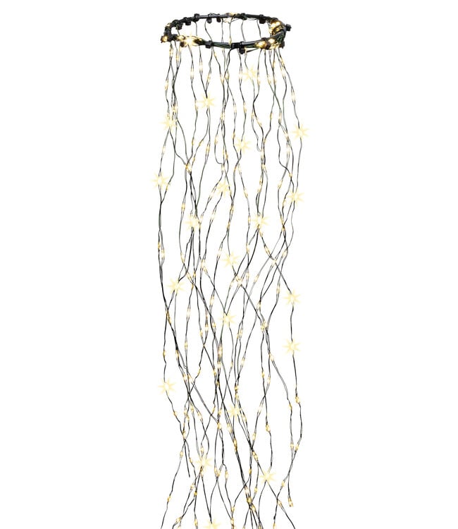 304L Warm White Twinkle Cascade Tree Lights