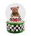 MACKENZIE CHILDS Holly Bear 2025 Snow Globe GWP