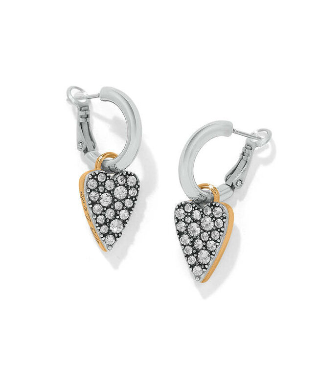 BRIGHTON Love Messages Be Love Reversible Hoop Earrings